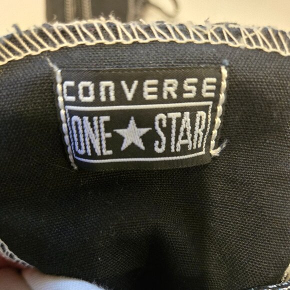 CONVERSE JUNIOR ONE STAR CALF HIGH LACE UP SNEAKERS - Picture 9 of 10